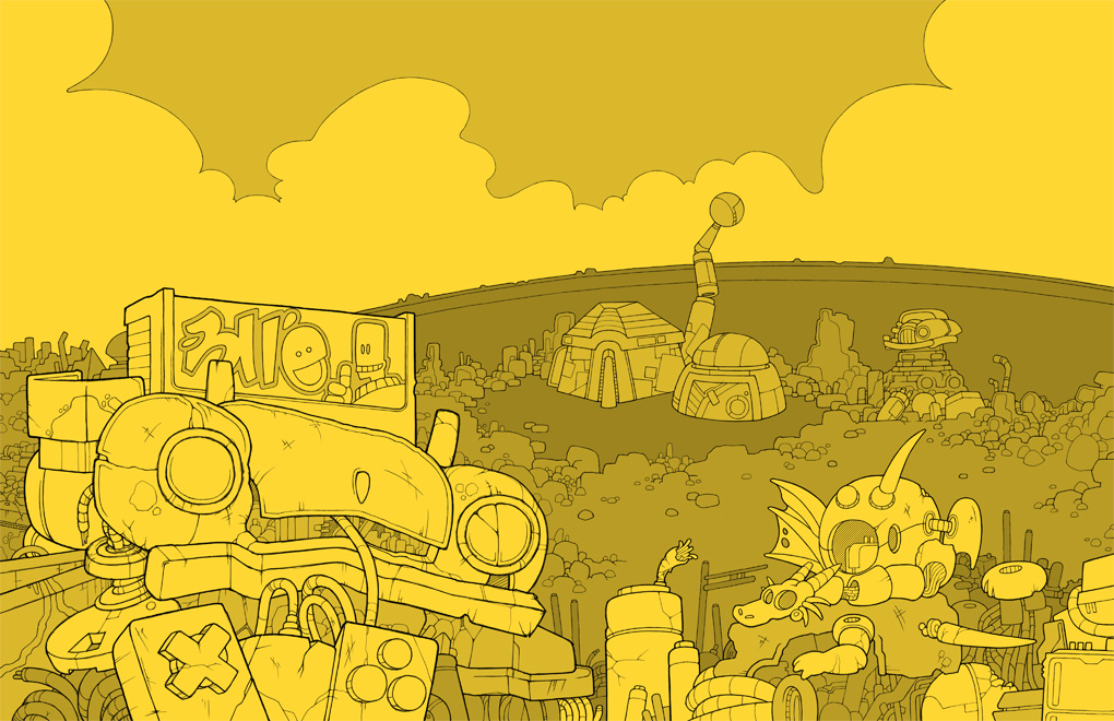 Artist's rendering of the legendary Enchanted Junkyard run by Magic Trashman. Not an actual place. Artist's rendering of the legendary Enchanted Junkyard run by Magic Trashman. Not an actual place.